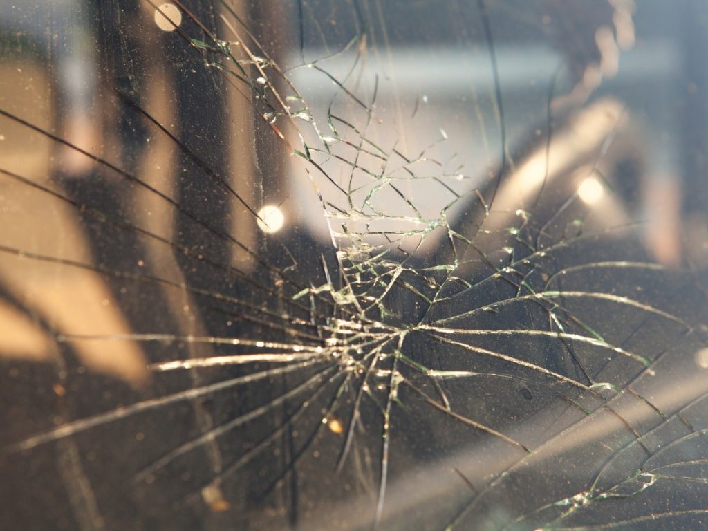 cracked windshield fix in boyd-booth repairing a car's shattered front windshield