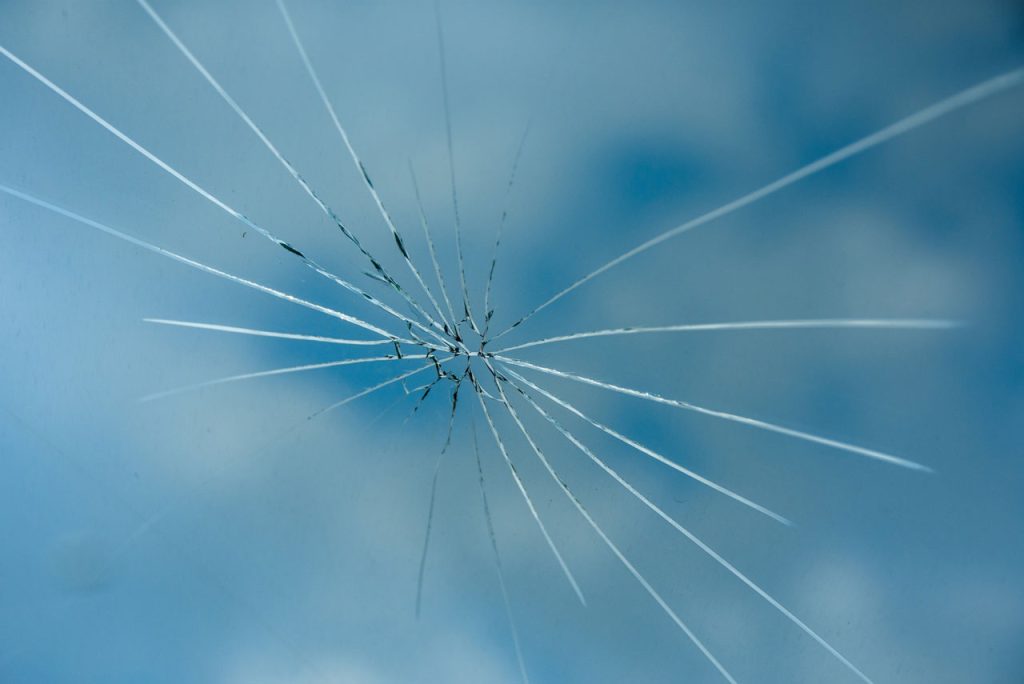Timely auto glass repair service for a large spider crack. Contact our expert windshield repair shop Baltimore.