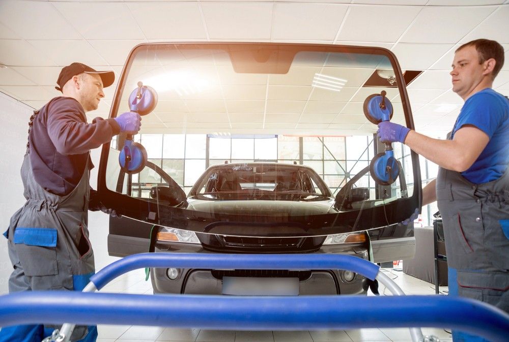 Mechanics use specialized lifters to install new auto glass. Our garage provides expert Back window replacement baltimore services.